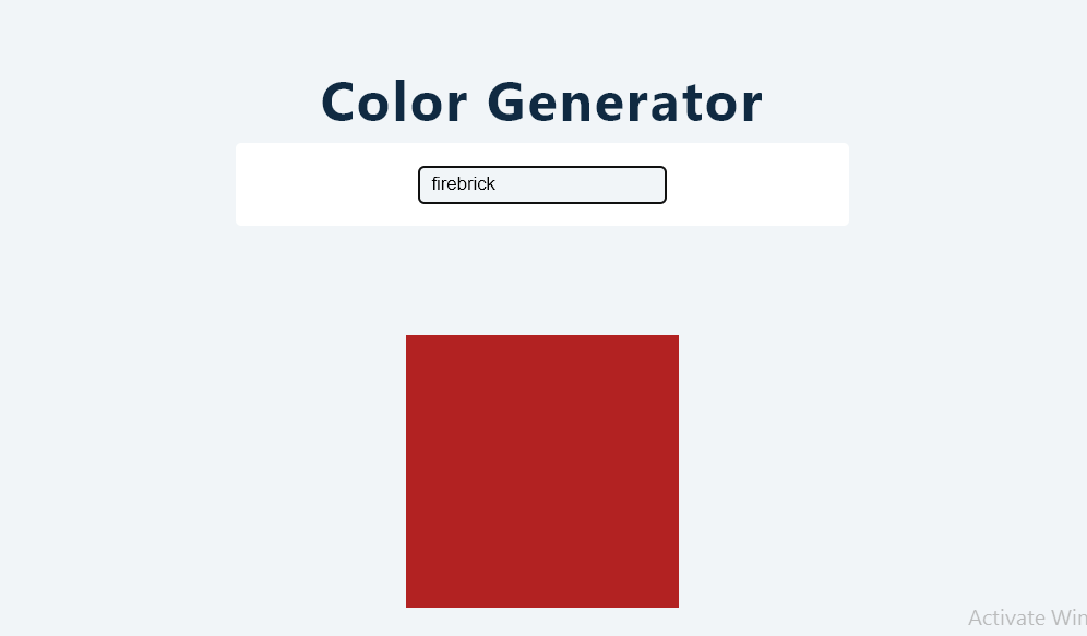 Color generator